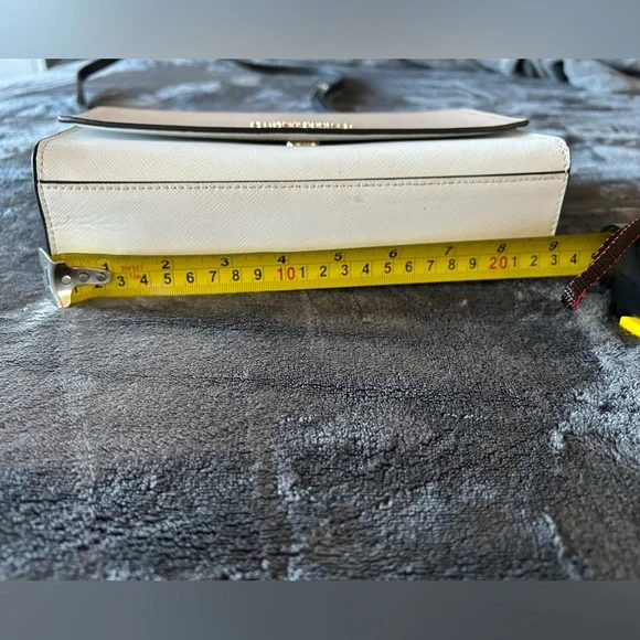 Kate Spade Taupe and White Chain Crossbody bag - Picture 11 of 12